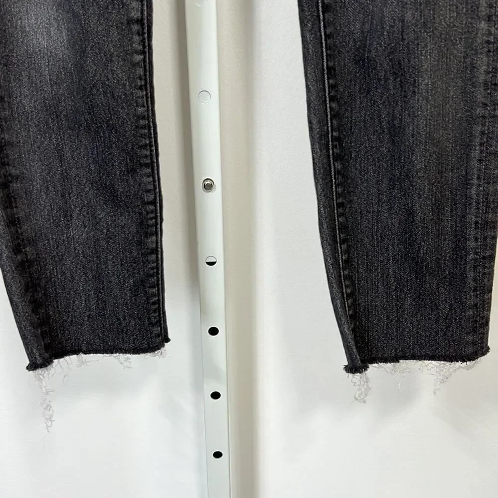AG Women’s The Jegging Super Skinny Fit Cropped Denim Jeans Black Size 27